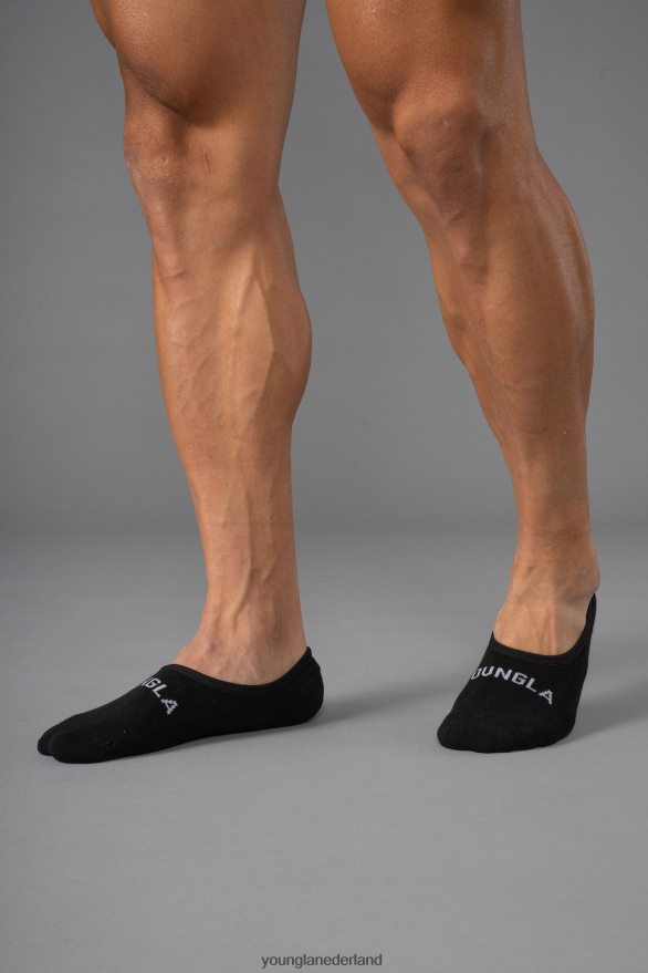 accessoire nl YoungLA Heren 711 no-show sokken, 3-pack veelkleurig ZV0RH4993