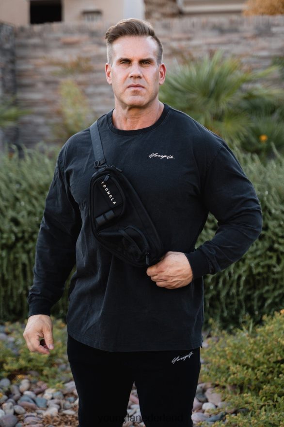 accessoire nl YoungLA Heren 750 mach 1 crossbodytassen gebroken wit ZV0RH4975