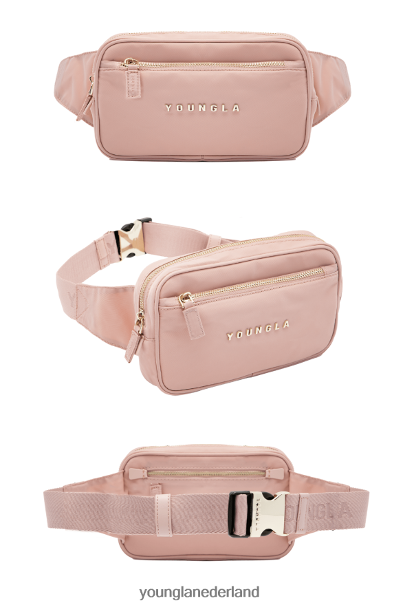 accessoire nl YoungLA Heren 751 luxueuze heuptasjes stoffig roze ZV0RH4971