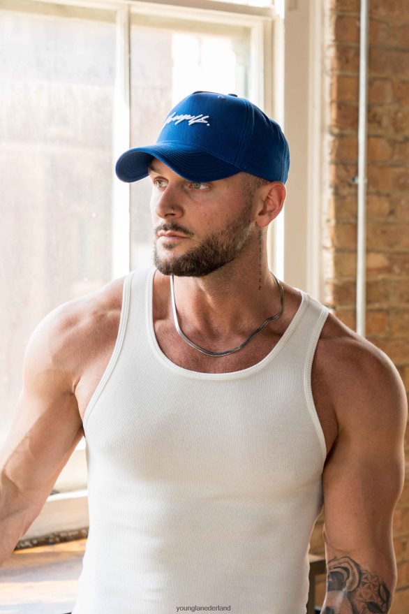 kleding nl YoungLA Heren 922 kenmerkende hoeden Malibu blauw ZV0RH4949