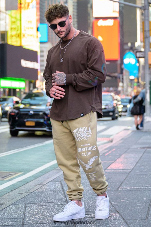 kleding nl YoungLA Heren 233 de onsterfelijke joggers vallen 22\" bos nacht ZV0RH4849
