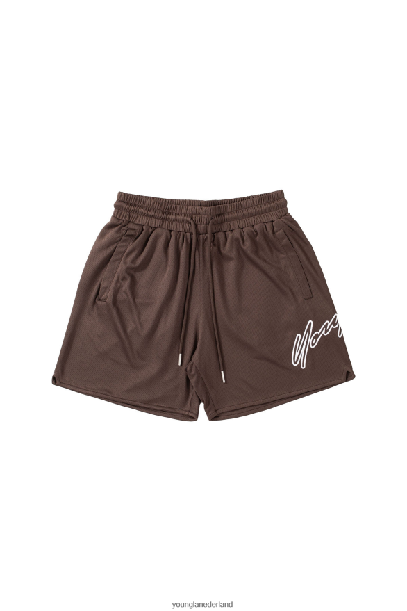 kleding nl YoungLA Heren 117 sig-short donker bruin ZV0RH4599