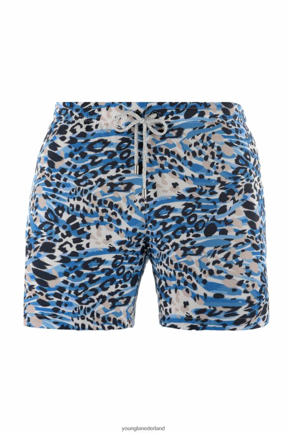 kleding nl YoungLA Heren 128 abstracte zwemshort \'22 tropische cheetah ZV0RH4711