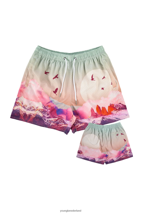 kleding nl YoungLA Heren 141 the block party-short zonsopgang van sedona ZV0RH4607