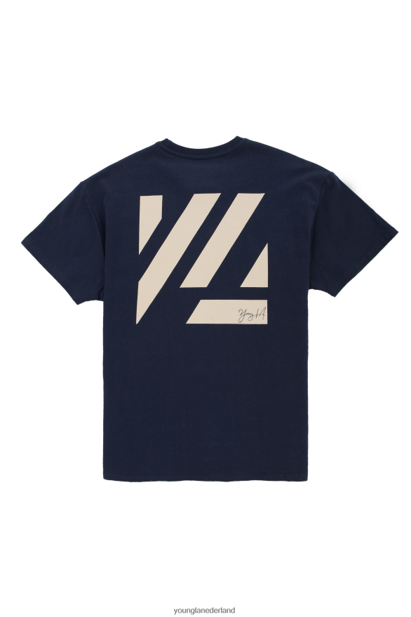 kleding nl YoungLA Heren 413 oversized blokoverhemden marine ZV0RH4261