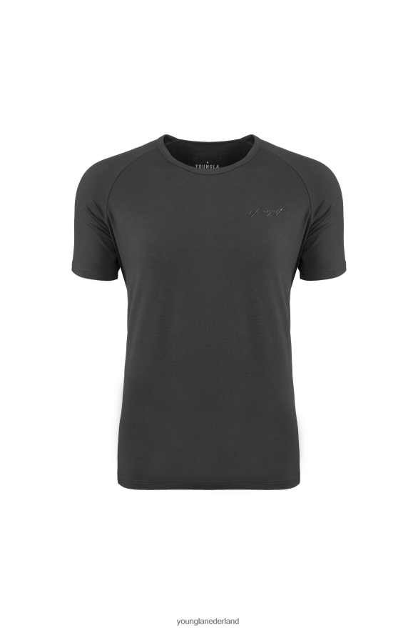 kleding nl YoungLA Heren 422 getailleerd delt-T-stuk nardo grijs ZV0RH4384