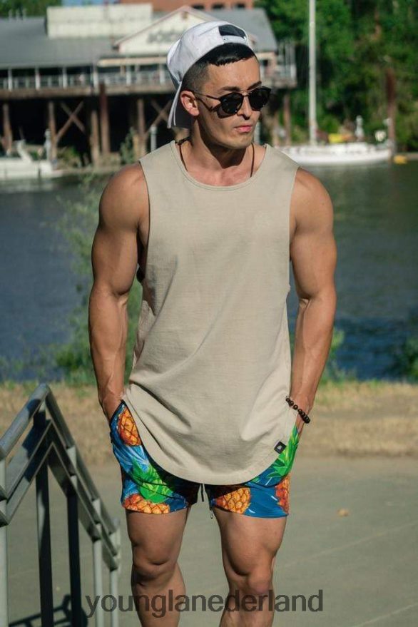 kleding nl YoungLA Heren 308 spiertanks paddestoel ZV0RH485