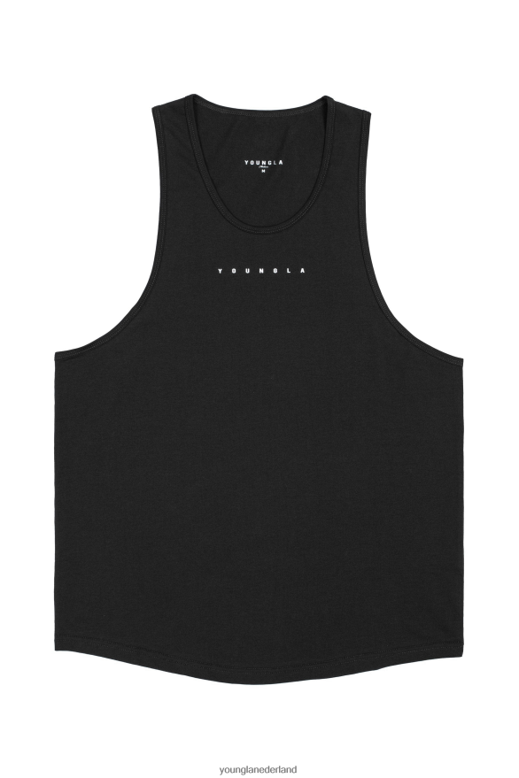 kleding nl YoungLA Heren 320 - momentumtanks zwart ZV0RH417