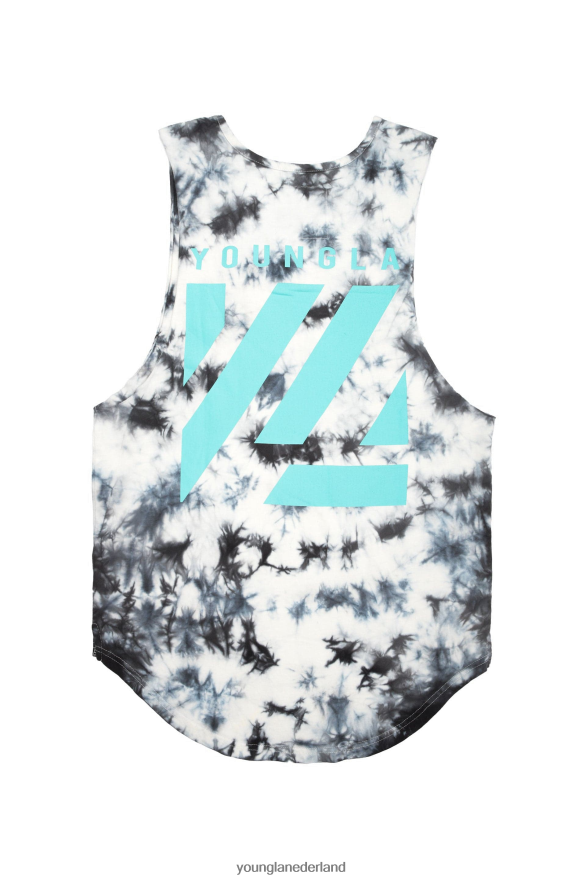 kleding nl YoungLA Heren 321 tie-dye blok afgesneden tanks regenachtige dagen ZV0RH416