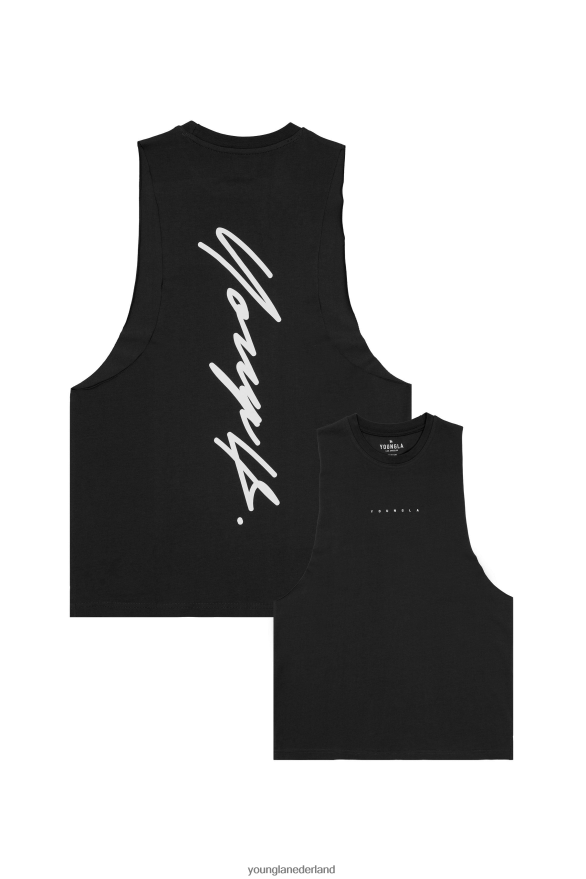 kleding nl YoungLA Heren 323 handtekening deltatanks zwart ZV0RH46