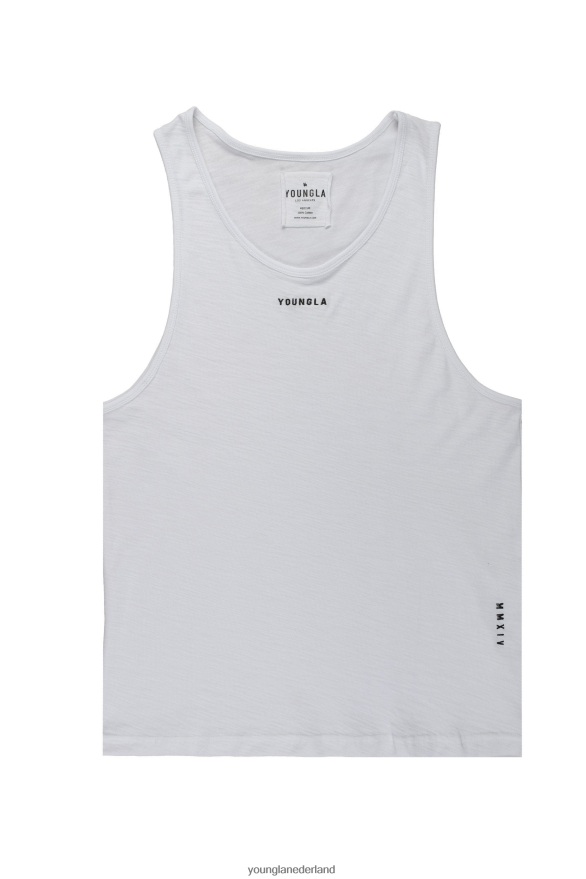 kleding nl YoungLA Heren 325 maritieme slubtanks wit ZV0RH497