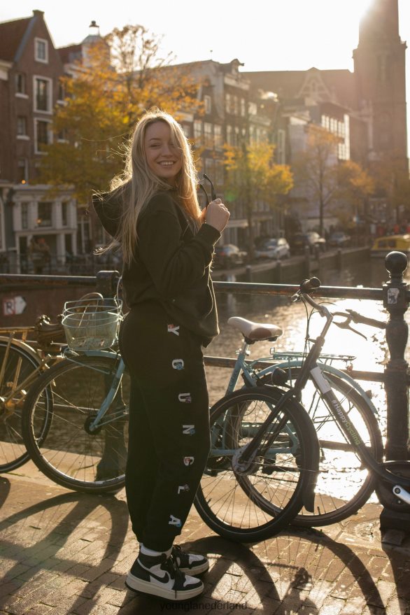 kleding nl YoungLA vrouwen W203 winterbloeiende joggingbroek grijs gemêleerd ZV0RH41120