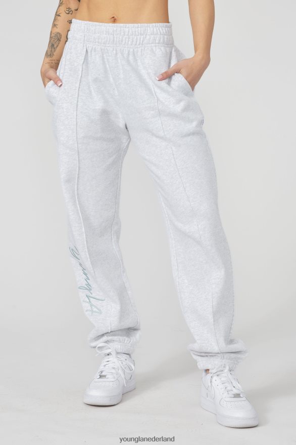 kleding nl YoungLA vrouwen w202 scriptjoggers 2.0 grijs gemêleerd ZV0RH41131