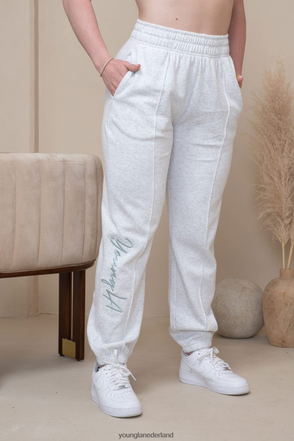 kleding nl YoungLA vrouwen w202 scriptjoggers 2.0 grijs gemêleerd ZV0RH41131