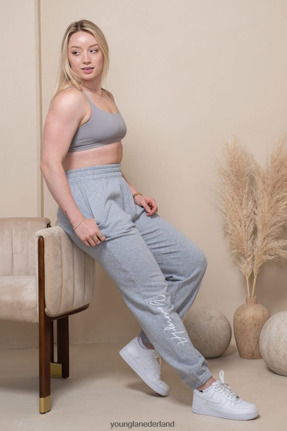 kleding nl YoungLA vrouwen w202 scriptjoggers 2.0 heide wit ZV0RH41132