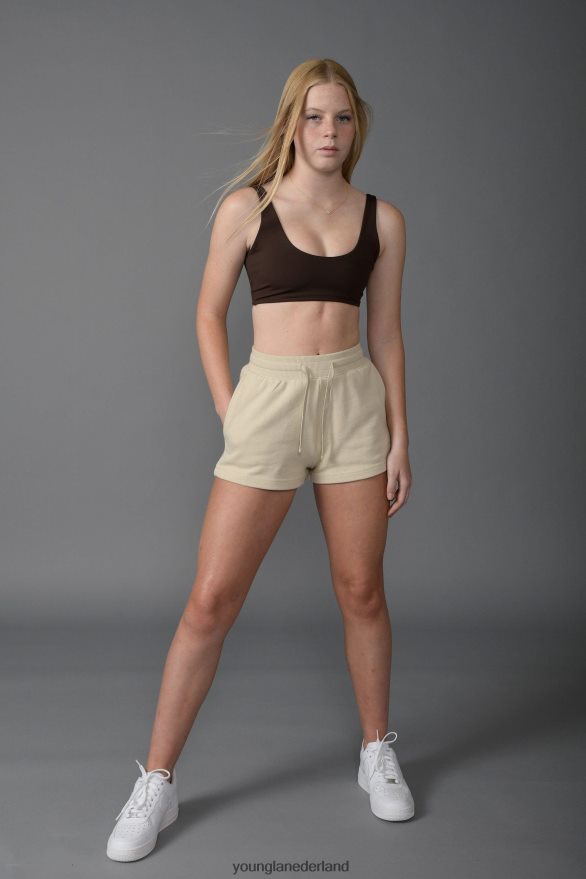 kleding nl YoungLA vrouwen w101 - korte broek voor dagelijks gebruik stoffig paars ZV0RH41106