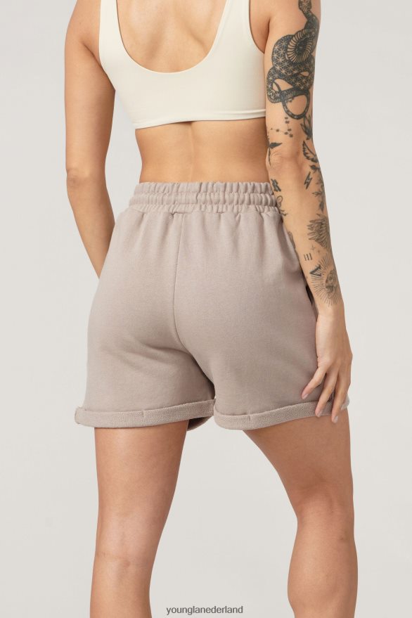 kleding nl YoungLA vrouwen w102 supreme korte broek zwart ZV0RH41089