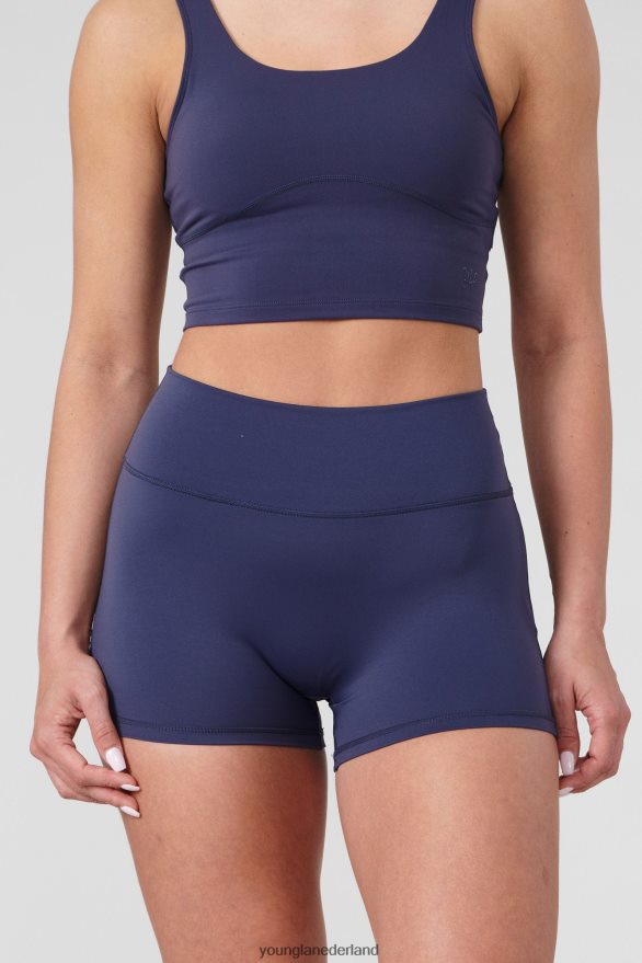 kleding nl YoungLA vrouwen w110 level up bikershort 3\" sappig grijs ZV0RH41114