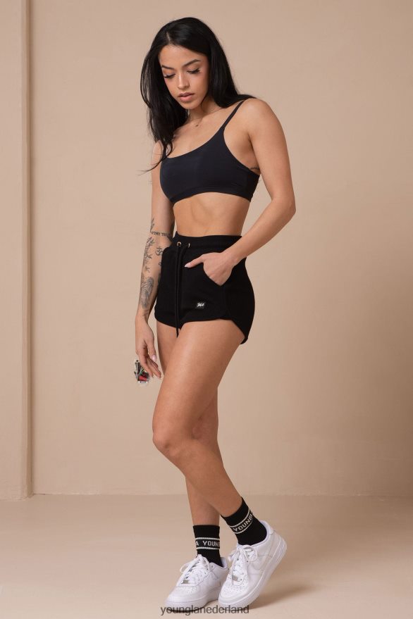 kleding nl YoungLA vrouwen w113 perzikkleurige korte broek ivoor ZV0RH41101