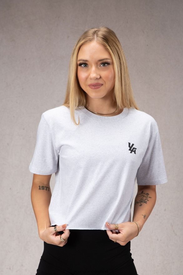 kleding nl YoungLA vrouwen W421 trippy oversized T-shirt zwart ZV0RH41080