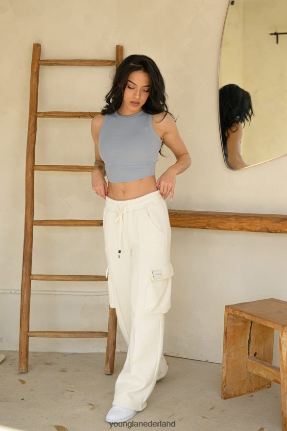 kleding nl YoungLA vrouwen w314 - tanktop met flexrib Odyssee grijs ZV0RH41060