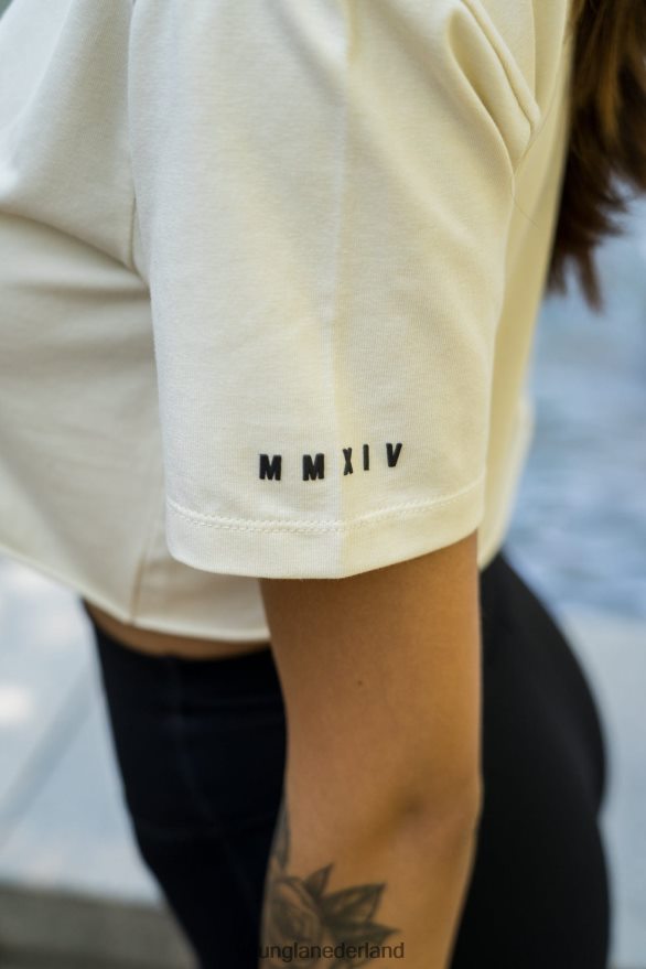 kleding nl YoungLA vrouwen w403 gevestigd cropped t-shirt pistache groen ZV0RH41026