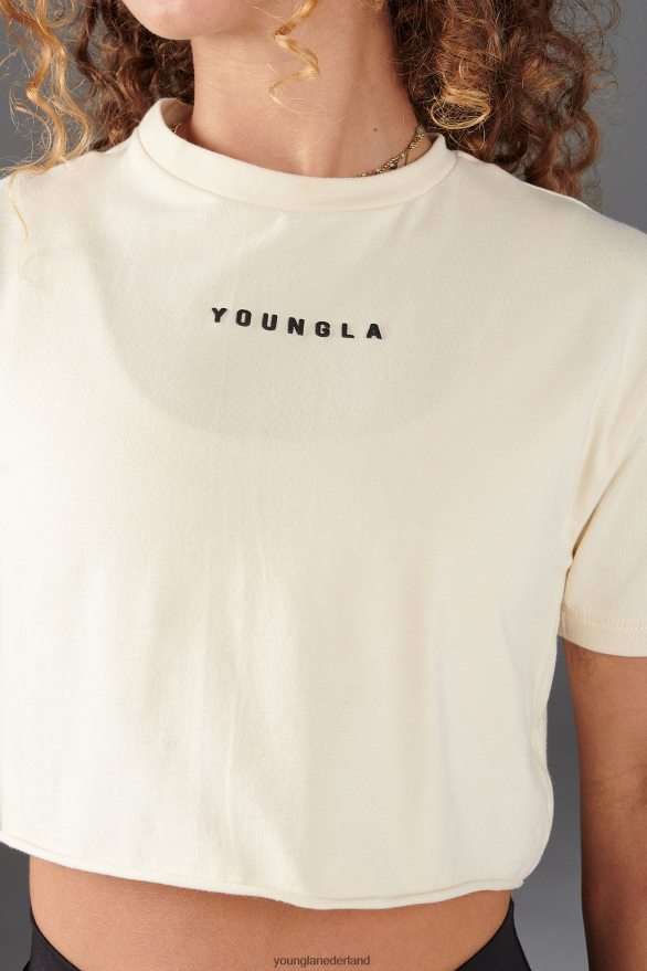 kleding nl YoungLA vrouwen w403 gevestigd cropped t-shirt roze drankje ZV0RH41023