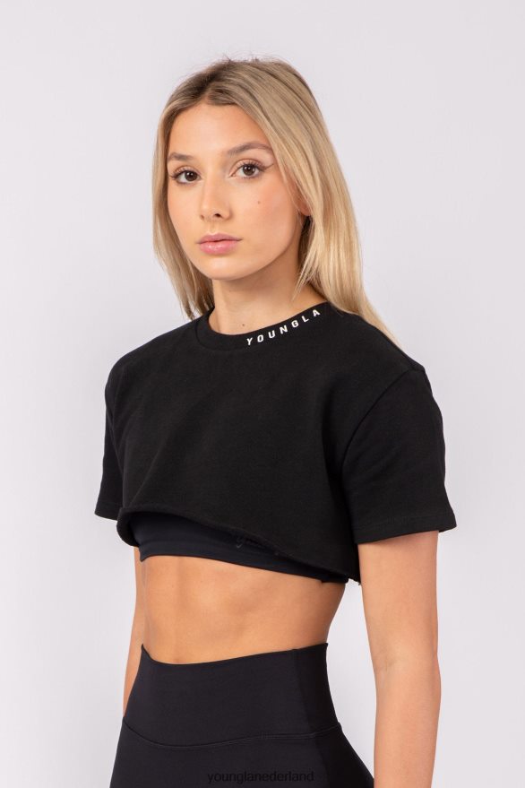 kleding nl YoungLA vrouwen w407 super cropped T-shirt berk ZV0RH41032