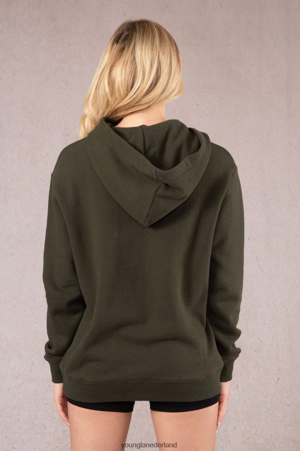 kleding nl YoungLA vrouwen W509 oversized hoodie met kolibrie bot ZV0RH41184