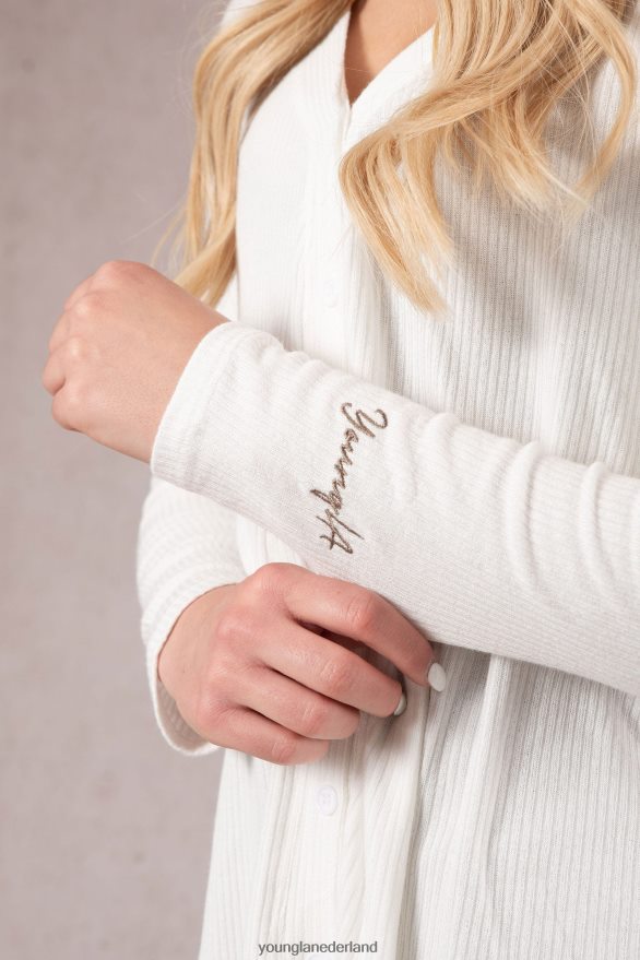 kleding nl YoungLA vrouwen w415 café vest vanille crème ZV0RH41195